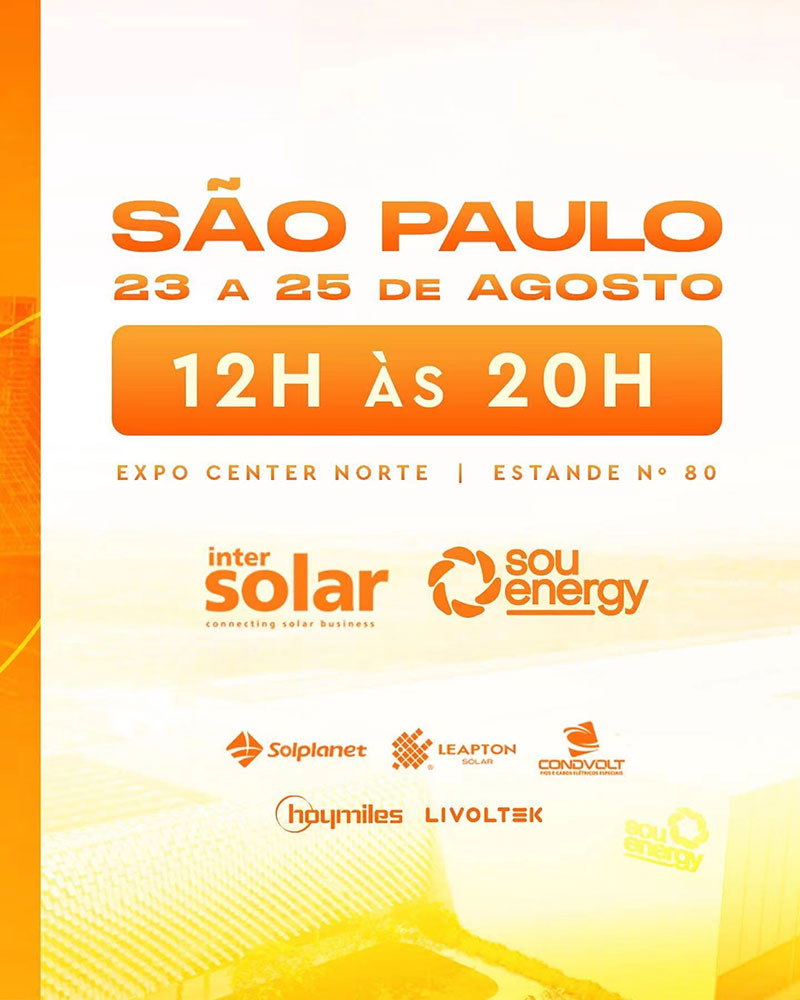 Leaton solar & Sou Energy will attend Inter solar on August 23.-25.